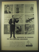 1956 RCA Victor Records Advertisement - Jascha Heifetz - £14.78 GBP