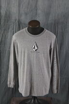 Volcong Shirt (VTG) - Grey Long-sleeve - Men's Extra-Large  - $49.00