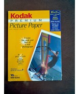 KODAK PREMIUM PICTURE PAPER 15 SHEETS HIGH GLOSS 8.5 X 11 - $18.00