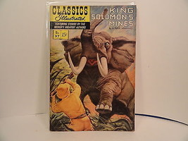 Classics Illustrated #97 King Solomon&#39;s Mines 1st Edition Good Condition - £9.50 GBP