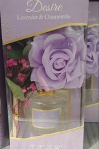 2x Desire Lavender &amp; Chamomile Boutique Reed Diffuser Floral  Jar Tassels 100ml - £25.06 GBP