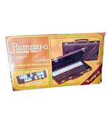 Vintage Rummy-O Tile Game in Faux Leather Carrying Case By Cardinal Comp... - $37.05