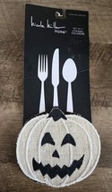 NICOLE MILLER Set OF 4 Utensil Holders PUMPKINS Jack O Lanturn New - $223.13 MXN