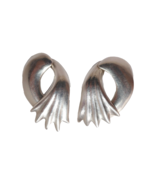 Mexico 925 Sterling Silver Wing Swirl Clip-on Earrings - $34.99