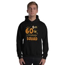 60th Birthday Squad Birthday Party Group Women Unisex Hoodie Black - £28.76 GBP+