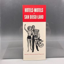 San Diego Land Hotels Motels Travel Brochure 1964 - £25.58 GBP