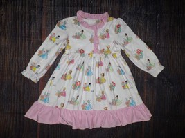NEW Boutique Princess Belle Snow White Ariel Cinderella Girls Pajamas Ni... - £10.88 GBP