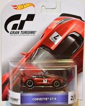 Hot Wheels Retro Entertainment 2016 Corvette C7.R Red Gran Turismo 2/5 - £21.18 GBP