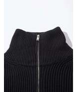 Men&#39;s Raw Hem Zip Up Cardigan - $165.58 CAD