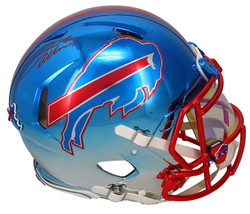 Josh Allen Autographed Chromed Bills Speed Authentic Helmet Beckett GDL LE 1/17 - £3,573.53 GBP