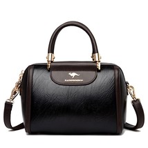 Super High Quality Leather Top Handle Purse Shell Bag Women Casual Crossbody Sho - £59.26 GBP