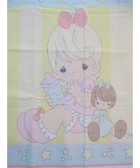 Precious Moments Panel Boy Girl Stork Blocks in Pastels to Quilt Sew $10.95 - £8.67 GBP