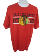 Chicago Blackhawks T Shirt GIII 2XL MLH pro hockey cotton Indian Carl Ba... - £19.70 GBP