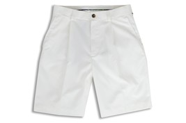 Brooks Brothers Mens White Pleated Poly Links Chino Golf Shorts, 30W 862... - $1,105.01 MXN