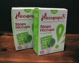 2x Hiccupops Lollipops that Stop Hiccups - Sour Apple 20 Total Pops EXP ... - £11.57 GBP