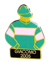 GIACOMO - 2005 Kentucky Derby Winner Jockey Silks Pin - £15.75 GBP
