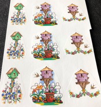 M15 -  Ceramic Waterslide Decal - 9 Birdhouse - 1.75&quot; - $28.55 MXN
