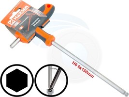 6mm T-Handle Hexagon Torque 6Point Hex Key CRV TPR Screwdriver Wrench - £6.88 GBP