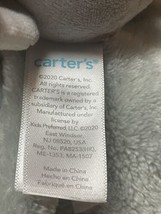 Carter&#39;s Gray Elephant Plush Security Blanket Lovey Infant Baby - £11.79 GBP