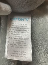 Carter&#39;s Gray Elephant Plush Security Blanket Lovey Infant Baby - $14.99