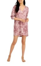 Jenni Intimates Womens XS V Neck Tie Dye Sleepshirt Nightgown Long Sleeve  - $13.86
