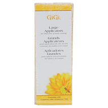 GiGi LARGE APPLICATORS FOR BIKINI LINE AND BODY WAXING CONTAINS 100 #0410 - £4.69 GBP