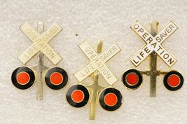 Vintage Railroad Advertising Operation Lifesaver Lapel Pins Norfolk West... - $19.79