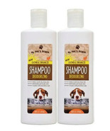 3x PET&#39;s DOG SHAMPOO Deodorizing OATMEAL Grooming Product Shiny Puppy 16... - $40.60 CAD