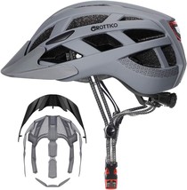 Adult-Men-Women Bike Helmet With Light - Mountain Road Bicycle Helmet With - $48.99