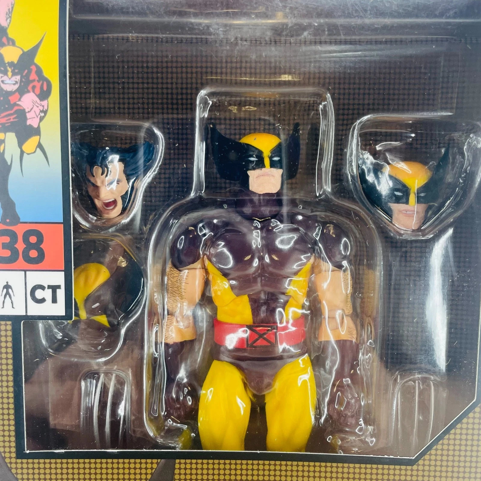 Wolverine X-Men Brown Comic Version w/Accessory 6" Action Figure CT Toys #138 Item image 2