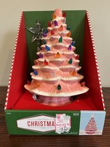 2022 Pink Ceramic Christmas Lighted Tree Hobby Lobby Brand New Holiday D... - £46.70 GBP