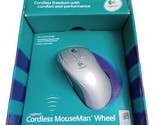 Logitech Cordless  Mouseman Mouse M-RG53 Open Box CIB NEVER USED - £33.98 GBP