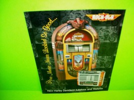 Harley Davidson Jukebox ROCK OLA ORIGINAL Phonograph Music Promo Sales F... - £16.09 GBP