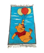 Vintage Disney collectible Winnie The Pooh children's Rug 34.5" X 21.5" - $355.68 MXN