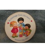 VINTAGE Avon 1990 Mothers Day Plate A MESSAGE FROM THE HEART Mini Collec... - £3.72 GBP