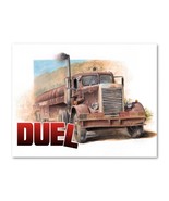 Signed DUEL Logo Peterbilt Truck Poster Print Wall Art 11x14 Unframed - $33.73 CAD