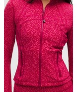 LULULEMON DEFINE CROPPED JACKET NULU~LEOPARD DAISY DESERT RED~0 14 - $149.00