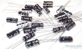 50x Electrolytic Capacitors 47uF 25V 5x11mm 105C RoHS Black Lead-Free USA - $9.55