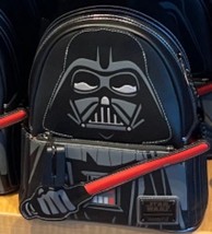 Disney Parks Star Wars Darth Vader Loungefly Mini Backpack New - $120.99