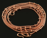 22 inch Pure Copper Snake Chain Necklace, Healing Copper Jewelry - $23.31