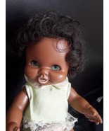 Vintage Famosa Spain Doll Originaly Dressed Size 12,5 Inch Skin Dark fro... - £19.91 GBP
