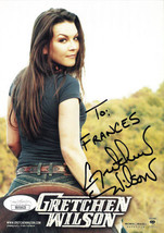 Gretchen Wilson signed Sony/BMG Music 5x7 Promo Photo To Frances- JSA #SS51623 - £27.26 GBP