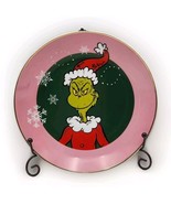 Dr. Seuss The Grinch Who Stole Christmas 8” PINK Salad Or Side Plate BRA... - $14.12