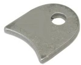 Weld On Radiused Mounting Tab for 1.5 Inch Tubing with 1/4 Inch Hole, Pa... - $17.00+