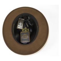 Men Bruno Capelo Hat Australian Wool Fedora Untouchable EXECUTIVE EX321 Brown image 6