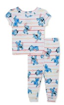 Disney Lilo &amp; Stitch Snug-Fit 2 Piece Short Sleeve Pajama Set Size 5T NEW - £13.94 GBP