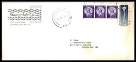 1976 US Ad Cover - Stamp-Ade Co, Cleveland, Ohio to West Hill, Canada M3  - £2.36 GBP