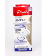 Playtex Baby Angled Bottle with 5 Drop Ins Liners 4oz 0 to 3M+ Slow Redu... - £12.89 GBP