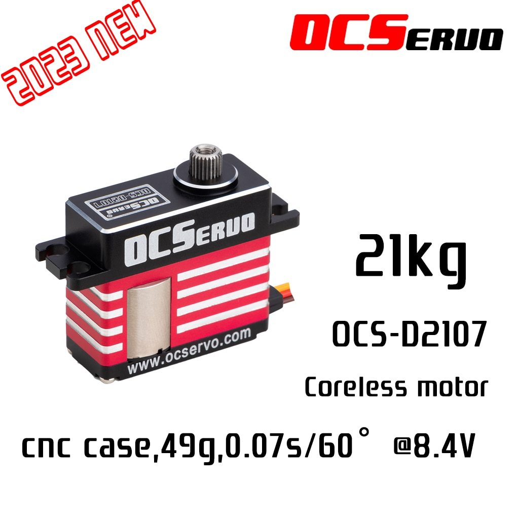 OCServo OCS-D2107 8.4V21kg.cm 0.07S/60° Digital Mid Servo High Vottage Torque Co - £27.39 GBP