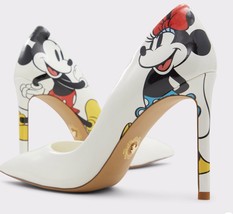 DISNEY X ALDO Stiletto Pump~Minnie Mickey~White~5-6-6.5-7.5-8-8.5-9-10-11~NIB - £77.67 GBP